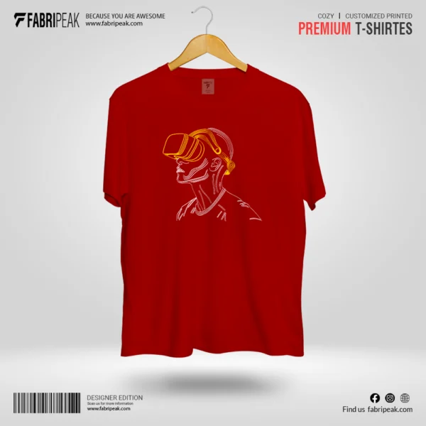 Virtual Reality Fabripeak Premium DTF-Print 180gsm T-Shirts