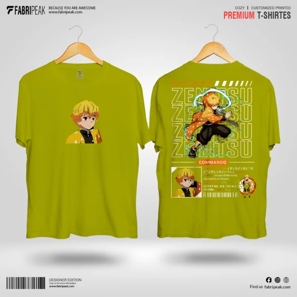 Zenjitsu Anime Fabripeak Premium DTF-Print 180gsm T-Shirts