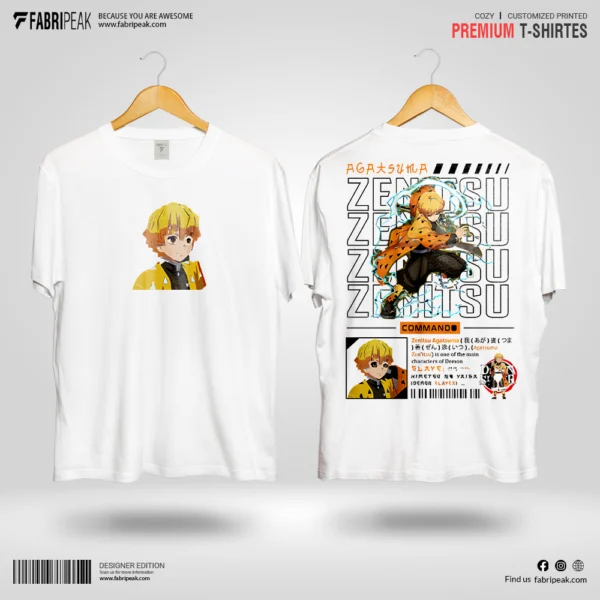 Zenjitsu Anime Fabripeak Premium DTF-Print 180gsm T-Shirts