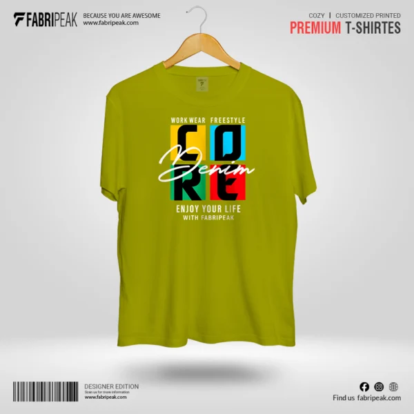 Enjoy your life with Fabripeak Premium DTF-Print 180gsm T-Shirts