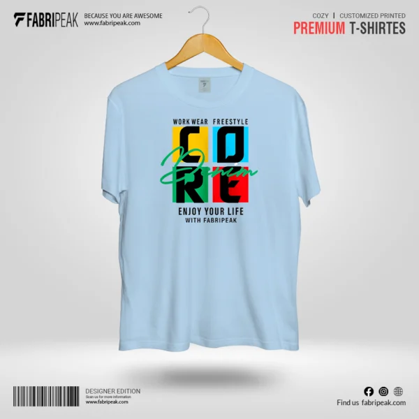 Enjoy your life with Fabripeak Premium DTF-Print 180gsm T-Shirts