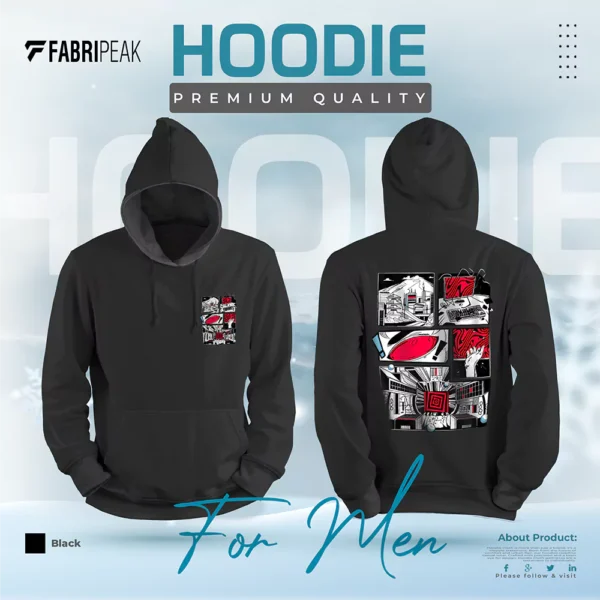 PewDiePie Fabripeak Premium Hoodie DTF 350gsm