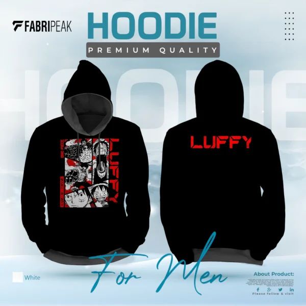 Luffy Fabripeak Premium Hoodie DTF 350gsm