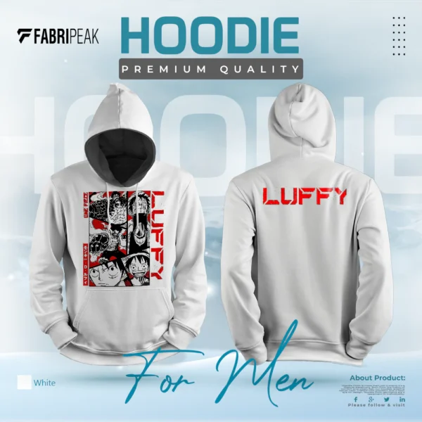 Luffy Fabripeak Premium Hoodie DTF 350gsm