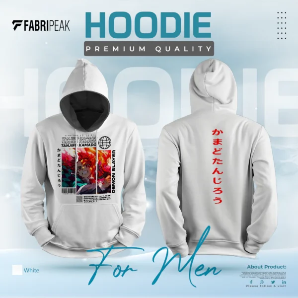 Tanjiro Kamado Fabripeak Premium Hoodie DTF 350gsm